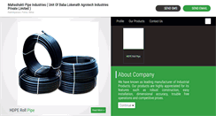 Desktop Screenshot of mahashaktipipe.com